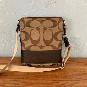 Coach Signature Fabric Crossbody Swingpack